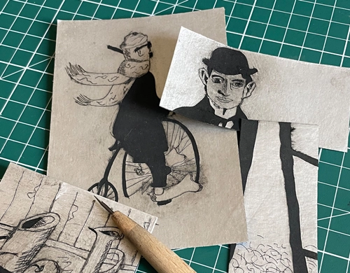 visuel représentant le matériel pour la gravure sur Tetrapak